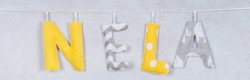Písmena 3D žlutá, Počet písmen hvězdička