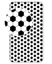 Fotografie Jerry Fabrics Dětské bavlněné prostěradlo Fotbal, 90 x 200 cm